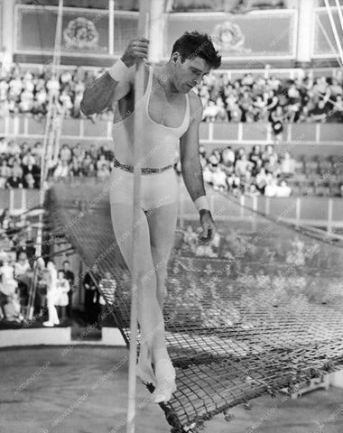 Burt Lancaster on the safety net film Trapeze 8b20-7172