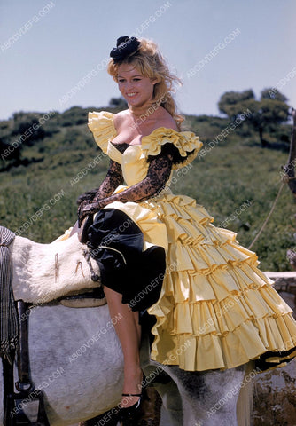 Brigitte Bardot sitting on horseback 8b20-7194