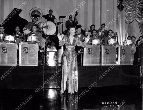 Barbara Stanwyck working the crowd film Ball of Fire 8b20-7259