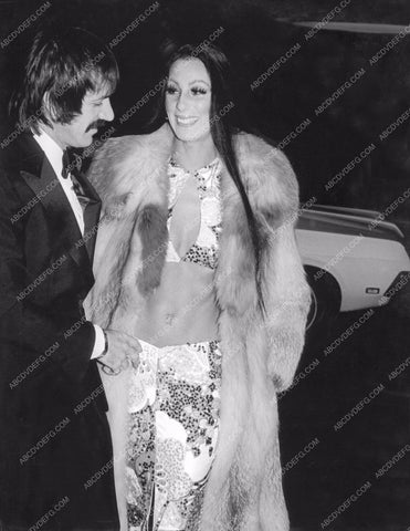 Sonny Bono and Cher out for elegant evening 8b20-7330
