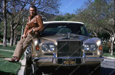 David Janssen and his Rolls Royce automobile 8b20-7420