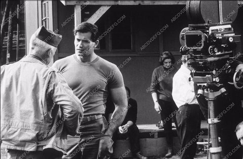 Lee Marvin Clint Walker behind the scenes The Dirty Dozen 8b20-7455
