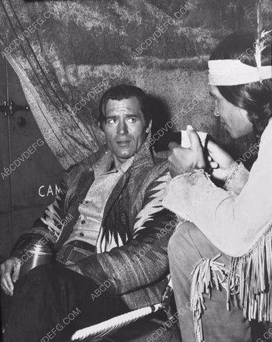 Clint Walker taking a break behind the scenes 8b20-7459