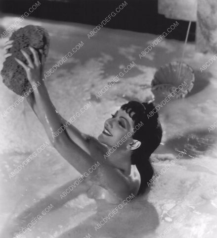 Claudette Colbert taking a milk bath film Cleopatra 8b20-7730