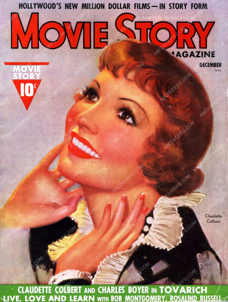 magazine cover Claudette Colbert Movie Story 8b20-7755 – ABCDVDVIDEO