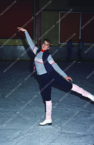 Dana Plato on ice skates for exercise 8b20-8036