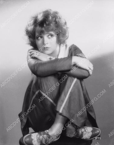 cute Clara Bow seated portrait 8b20-8307