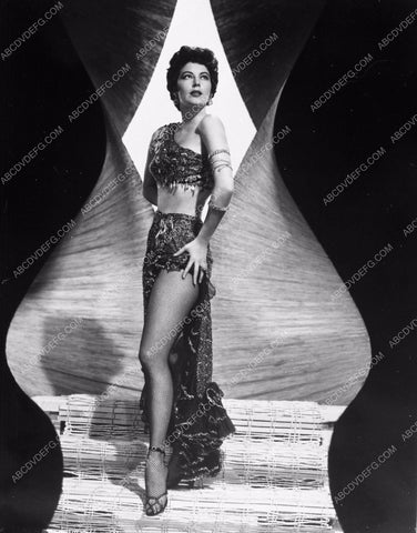 cool stylish Ava Gardner chorus girl in fishnets 8b20-8510