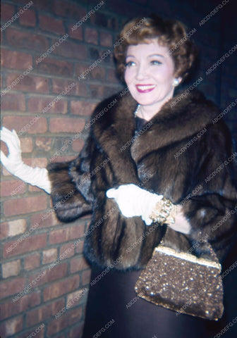 candid Claudette Colbert out for the evening 8b20-8876