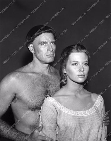 Charlton Heston and some lady portrait 8b20-9039