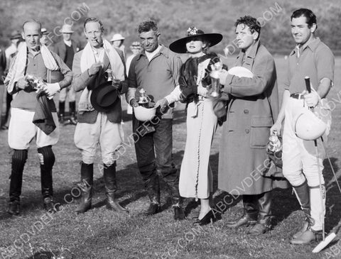 Leslie Howard Carole Lombard Spencer Tracy Will Rogers polo match 8b20-9152