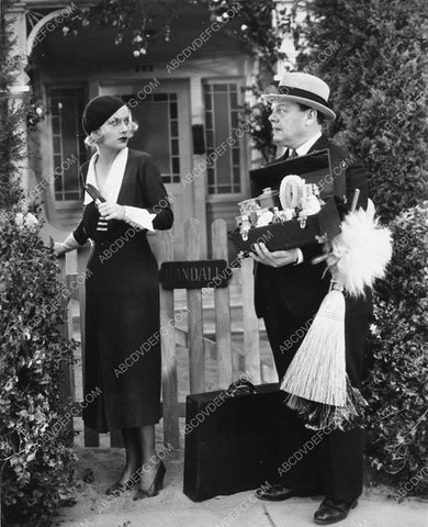 Carole Lombard and door to door salesman film No Man of Her Own 8b20-9173