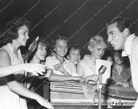 Bobby Darin surrounded by fans NBC radio broadcast 8b20-9311