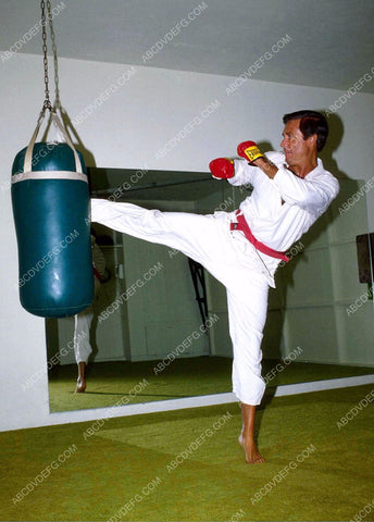 bad ass Bob Barker staying in shape in his dojo 8b20-9690