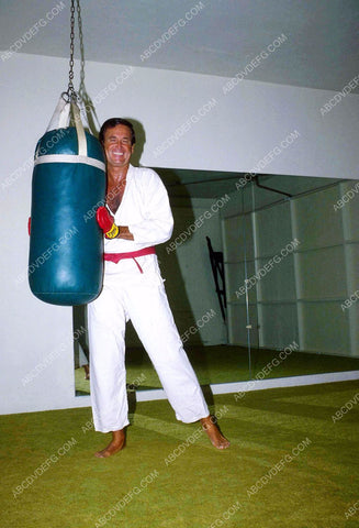 Bob Barker stays in shape in karate dojo 8b20-9692