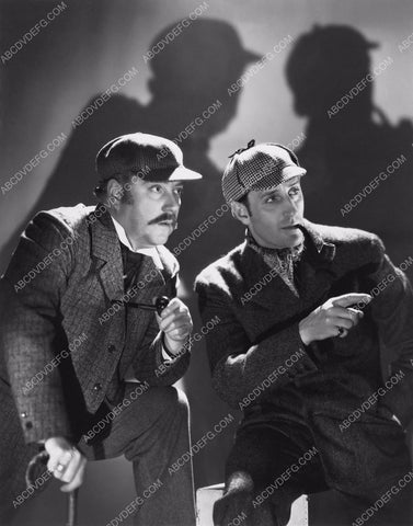 Nigel Bruce Basil Rathbone classic Sherlock Holmes film series 8b20-9789