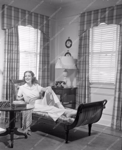 Loretta Young lounging at home lyoung-10