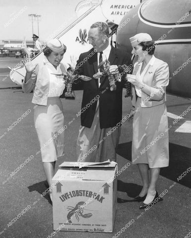 crp-007 Wally Branch Los Angeles Lobster House live lobster shipment stewardesses Sally Pishney & Lee Nickels crp-007