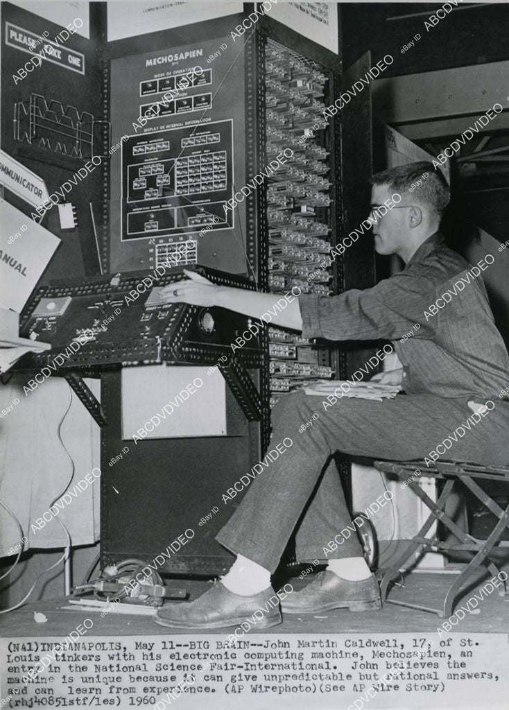 Computer Science 1960 crp-00031 news photo computer science in 1960 John M Cladwell Mechosap ...