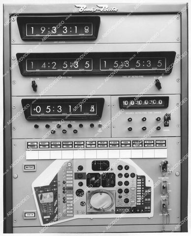 crp-00034 NASA photo Naval Missile Facility Point Arguello Ca Project Mercury console for communication crp-00034