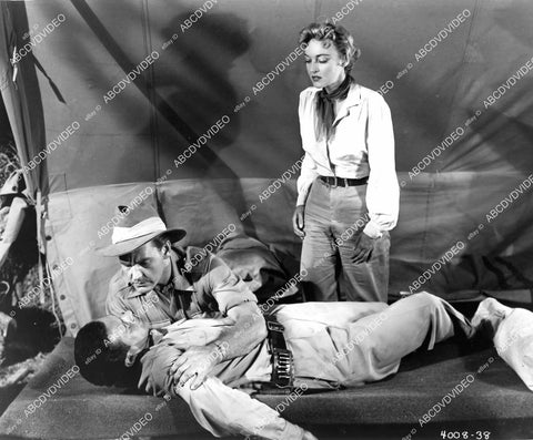 crp-10144 1955 Myron Healey, Karin Booth, Ross Elliott film African Manhunt crp-10144