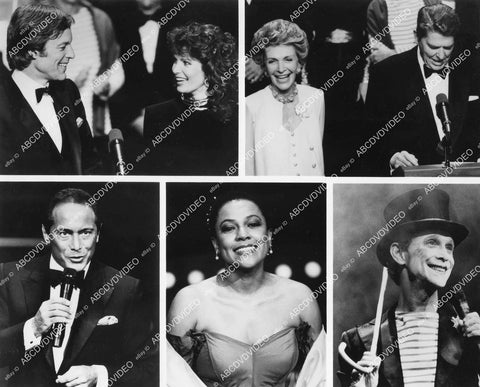 crp-1014 1986 Richard Chamberlain,Jaclyn Smith,Ronald Reagan,Paul Anka,Kathleen Battle TV Kraft All Star salute crp-1014