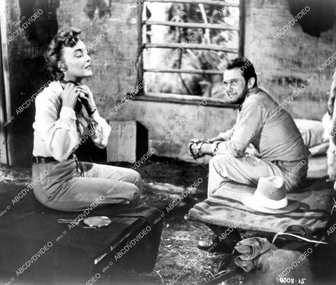 crp-10151 1955 Karin Booth, Ross Elliott film African Manhunt crp-10151