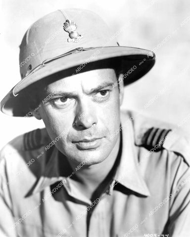 crp-10184 1955 John Kellogg portrait in pith helmet film African Manhunt crp-10184