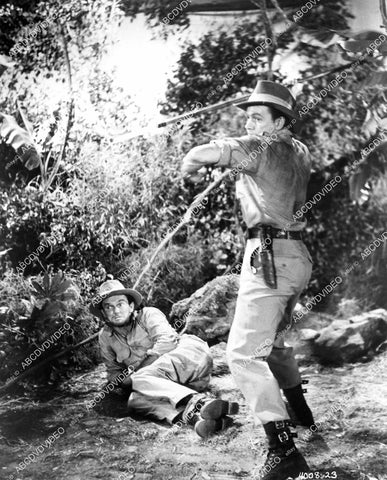 crp-10187 1955 Myron Healey, Ross Elliott film African Manhunt crp-10187