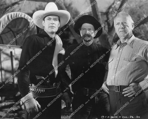 crp-10217 1937 Charles Starrett, Hank Bell, Edward LeSaint film Two Gun Law crp-10217
