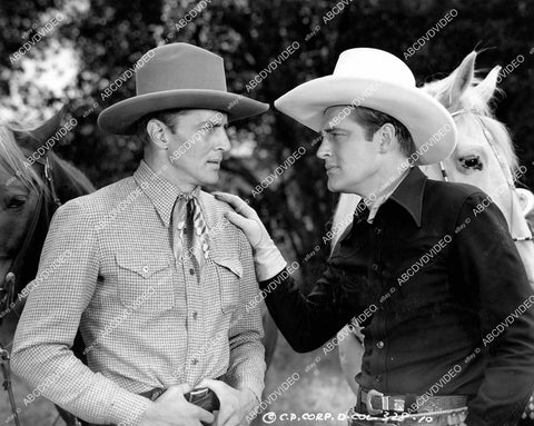 crp-10222 1940 Bruce Bennett, Charles Starrett film West of Abilene crp-10222