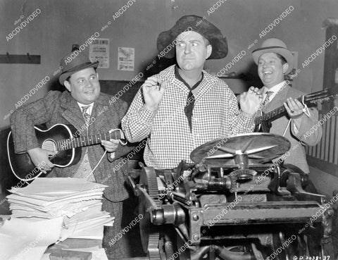 crp-10227 1947 Smiley Burnette country western music Mustard & Gravy film West of Dodge City crp-10227