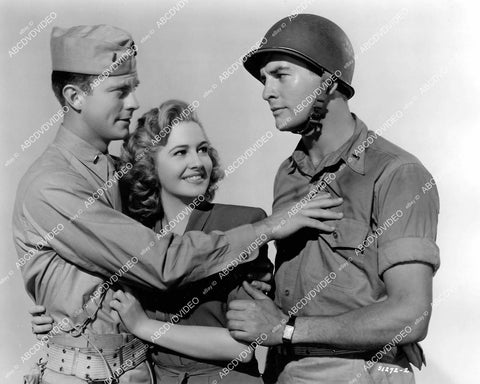 crp-10384 1943 Marilyn Maxwell, William Lundigan, Donald Curtis & donkey film Salute to the Marines crp-10384