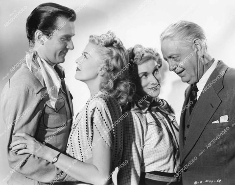 crp-10559 1947 Mary Dugan & Jack Leonard, Thurston Hall, Regina Wallace film Swing the Western Way crp-10559
