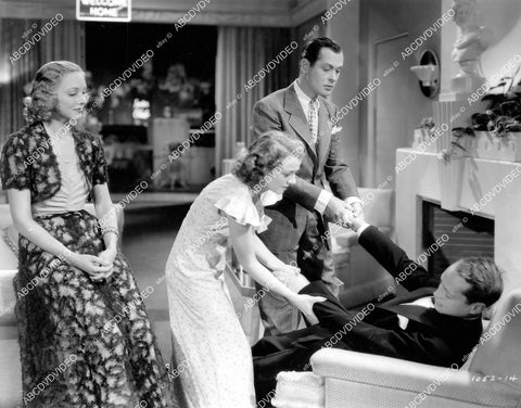 crp-10597 1938 Robert Montgomery, Franchot Tone, Janet Gaynor, Claire Dodd film Three Loves Has Nancy crp-10597