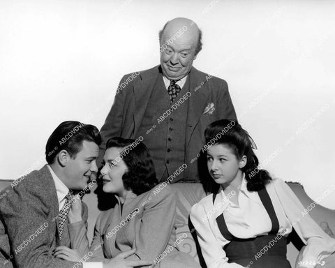 crp-10613 1942 Ann Rutherford, Robert Sterling, Guy Kibbee, Virginia Weidler film This Time for Keeps crp-10613