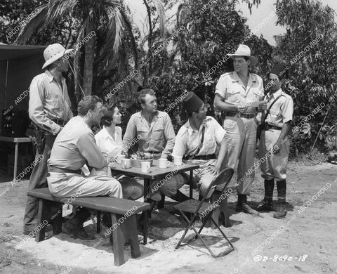 crp-10658 1952 Johnny Weissmuller, Jean Byron & cast Jungle Jim film Voodoo Tiger crp-10658