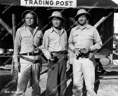 crp-10659 1952 James Seay & bad guys in pith helmets Jungle Jim film Voodoo Tiger crp-10659