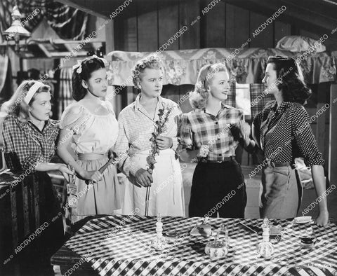 crp-10678 1945 Dales Evans, Peggy Stewart, Beverly Lloyd, Jill Browning, Vivian Oakland film Utah crp-10678