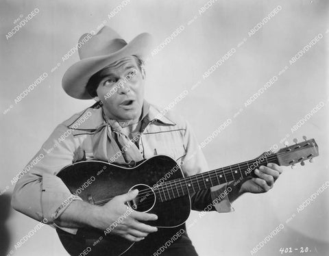 crp-10679 1940 Gordon Jones w his guitar film Up in the Air crp-10679