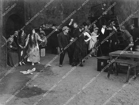 crp-10698 1916 phot Hallam Cooley, Rena Rogers, Rupert Julian, Elsie Jane Wilson silent film The Underworld crp-10698