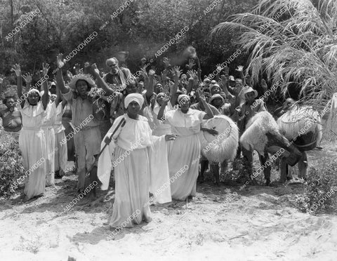 crp-10782 1934 Madame Sul-Te-Wan leads native revolt film Black Moon crp-10782