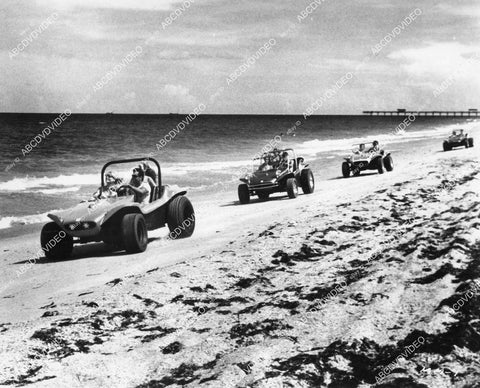 crp-10855 1970 teenagers in dune buggies on the beach film Musical Mutiny crp-10855