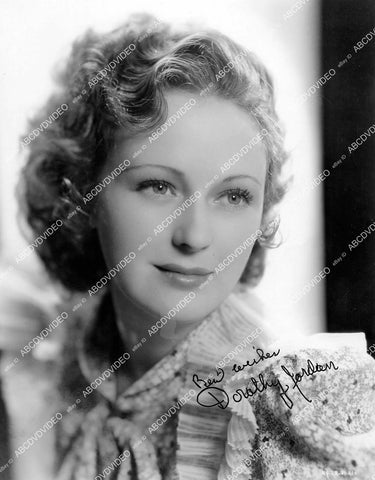 crp-10961 1930's Dorothy Jordan portrait w genuine autograph best wishes crp-10961