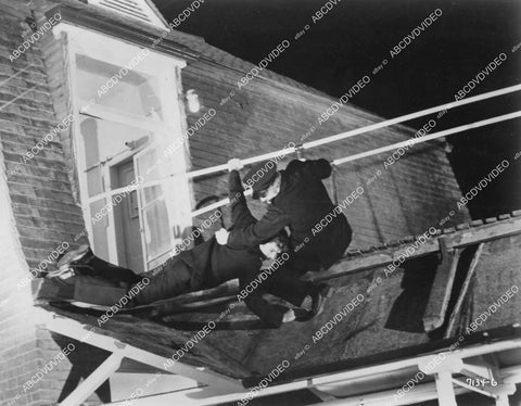 crp-10989 1971 prison guards and inmate fight sequence film 1,000 Convicts and a Woman crp-10989