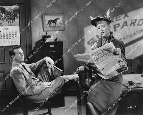 crp-11069 1951 Dick Powell, Joyce Holden film You Never Can Tell crp-11069