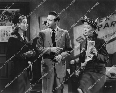 crp-11074 1951 Peggy Dow, Dick Powell, Joyce Holden film You Never Can Tell crp-11074