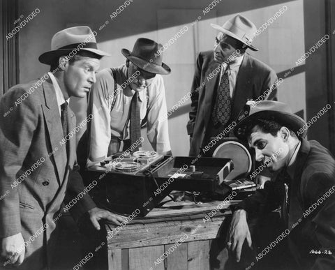 crp-11086 1951 Anthony George, Dick Powell, Lou Polan, Frank Gerstle, Jack Gargan film You Never Can Tell crp-11086