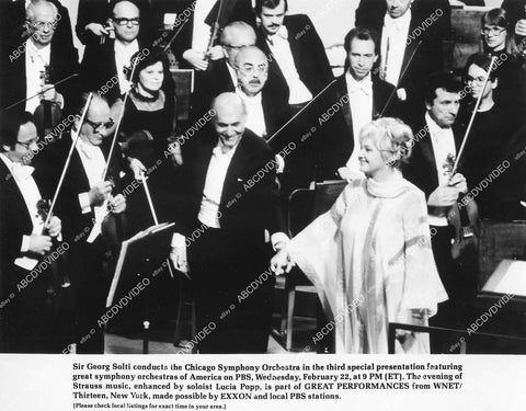crp-01113 Sir Georg Solti, Lucia Popp w Chicago Symphony Orchestra crp-01113