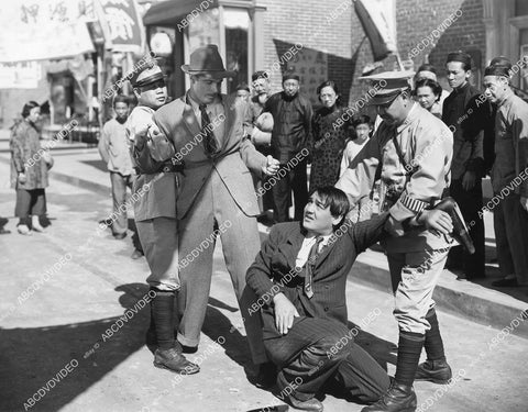 crp-11229 1939 James Craig, Cy Schindell duke it out film North of Shanghai crp-11229